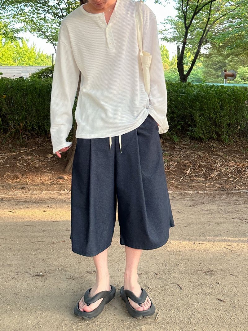 Cleam balloon 7 bermuda denim