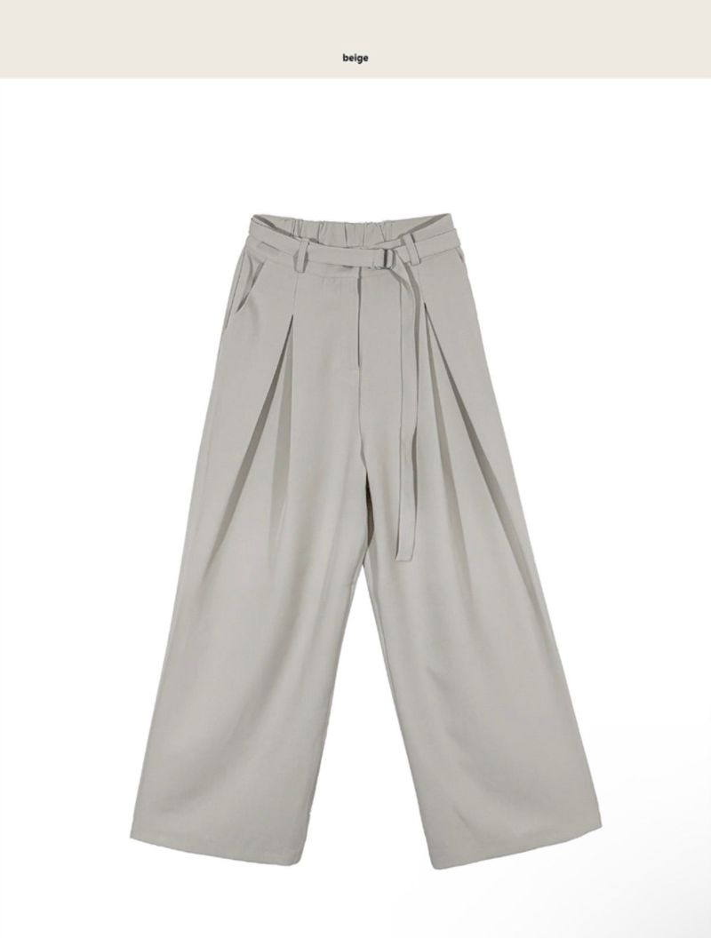 stock low pintuck wide sl belt set