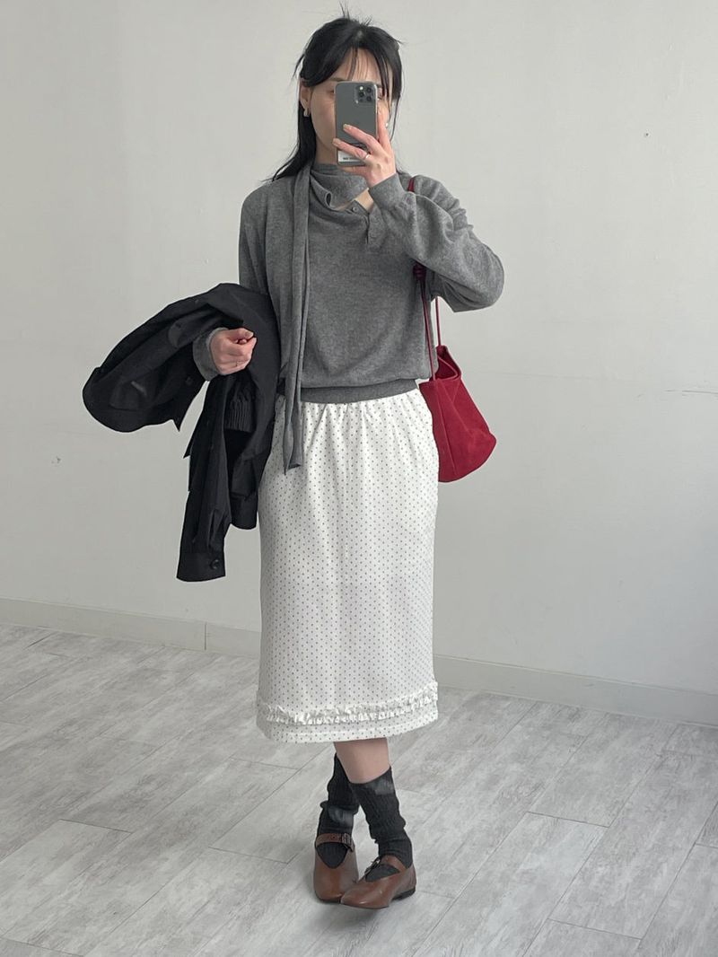 Brick Tie Loose Fit Knit
