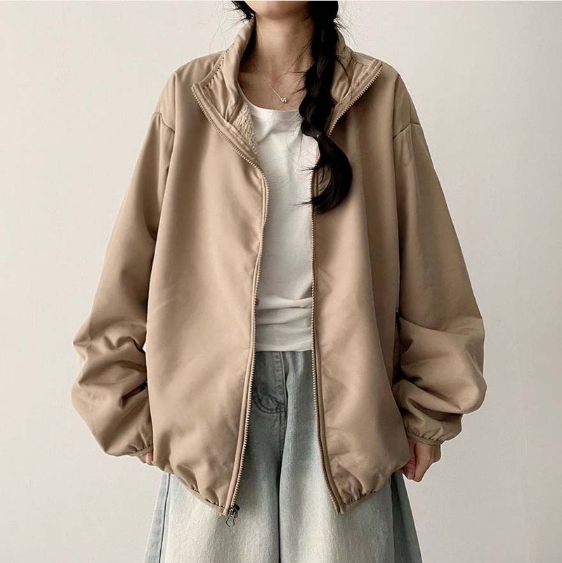 Libby High Neck Zip-Up Jumper