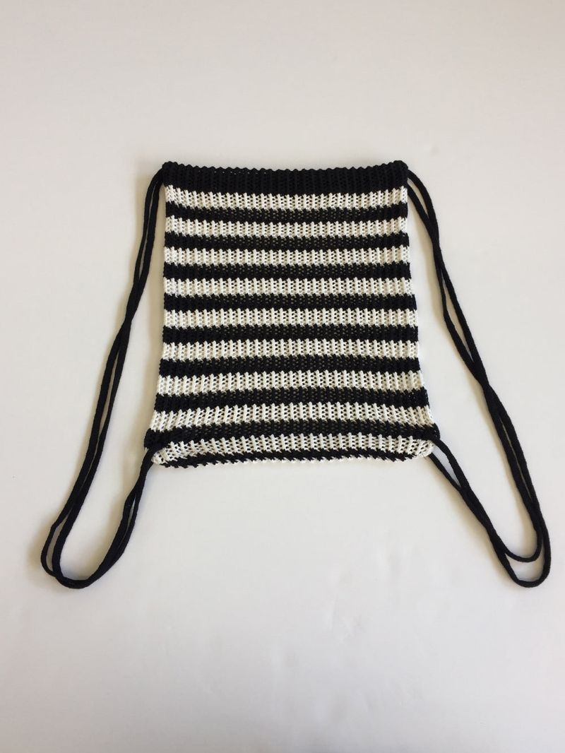Knit String Backpack (2color)