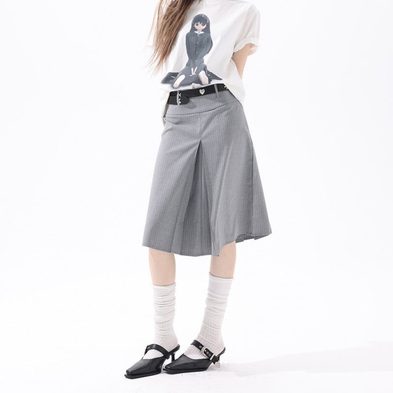 Preppy Reversible Academy Stripe Mini Skirt