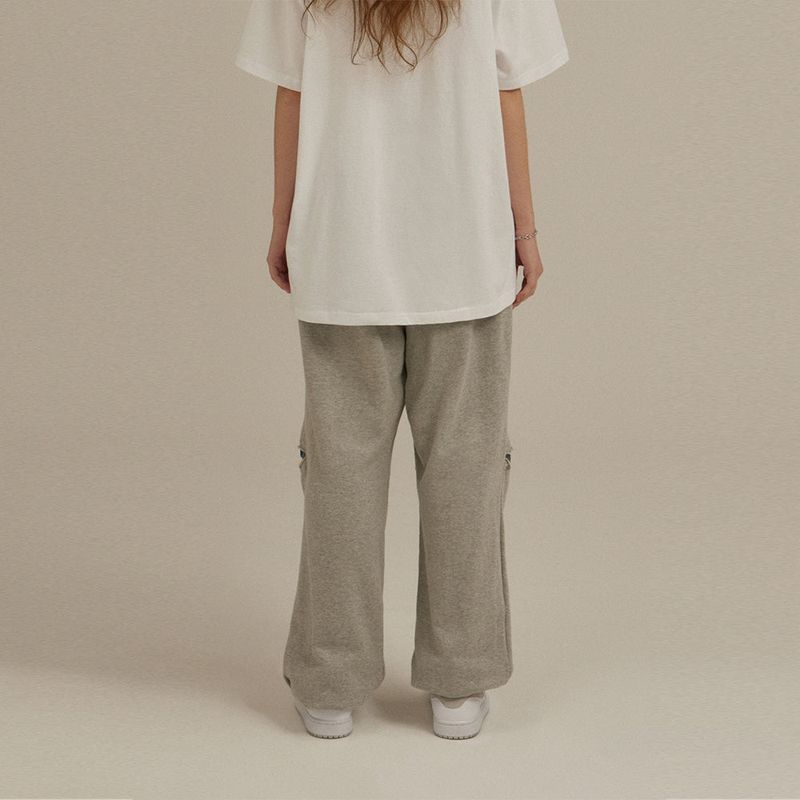 Destroyed Denim Sweatpants_Grey