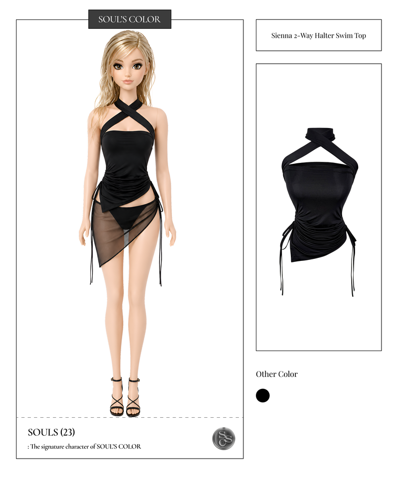 Sienna 2-Way Halter Swim Top