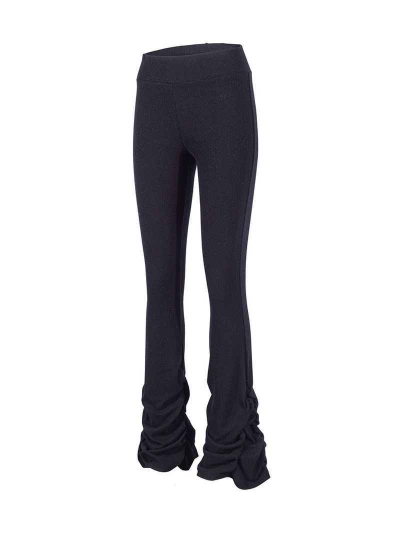 ANOTHERA(アナザーエー)の「WARM BOOTSCUT SHIRRING PANTS_Black(Pants)」