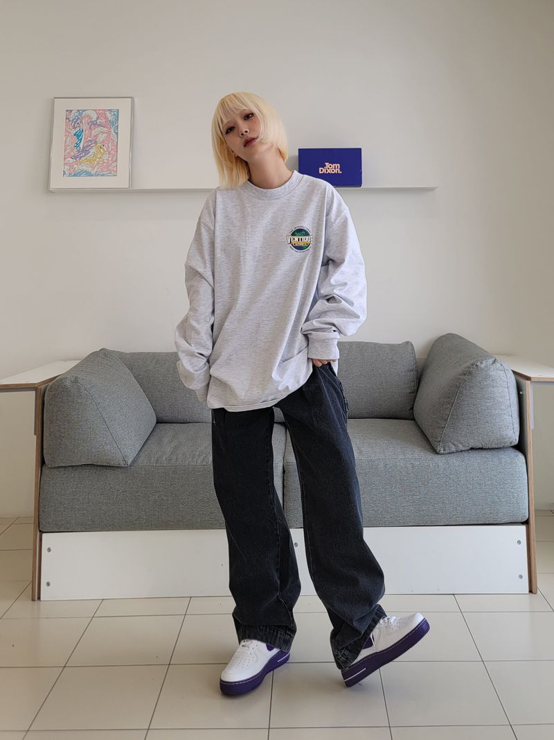 VENTIQUE Authentic long T 5color