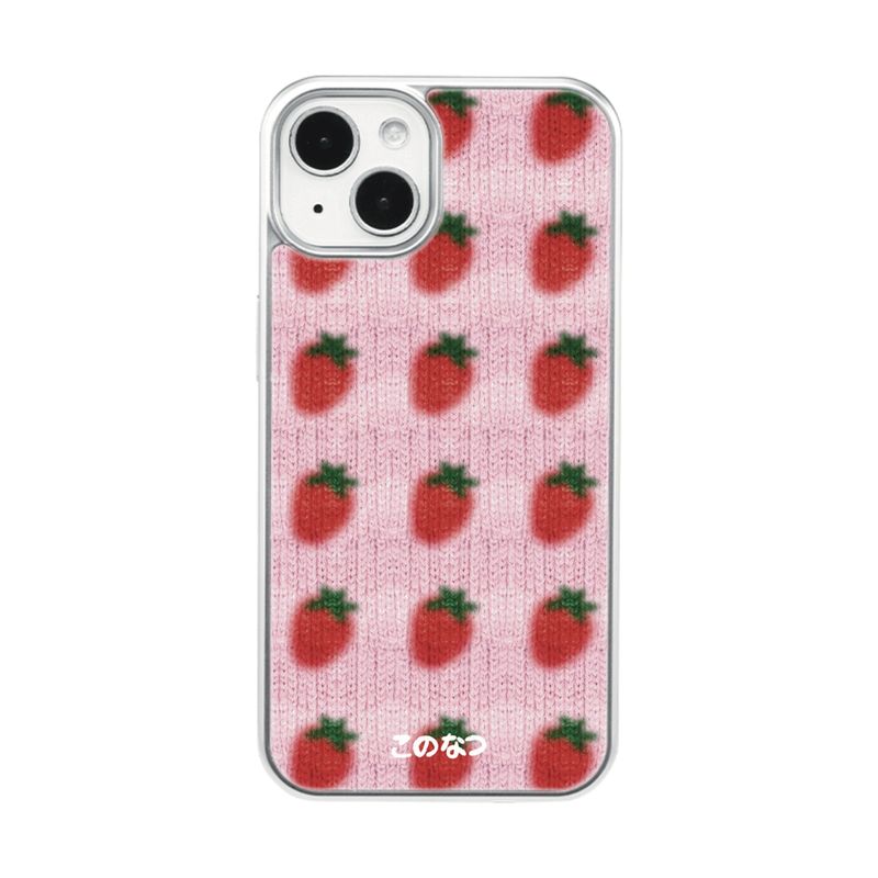 cononatz（コノナツ）の「[MADE] Very berry cute silver epoxy case🍓（Smartphone Accessories）」