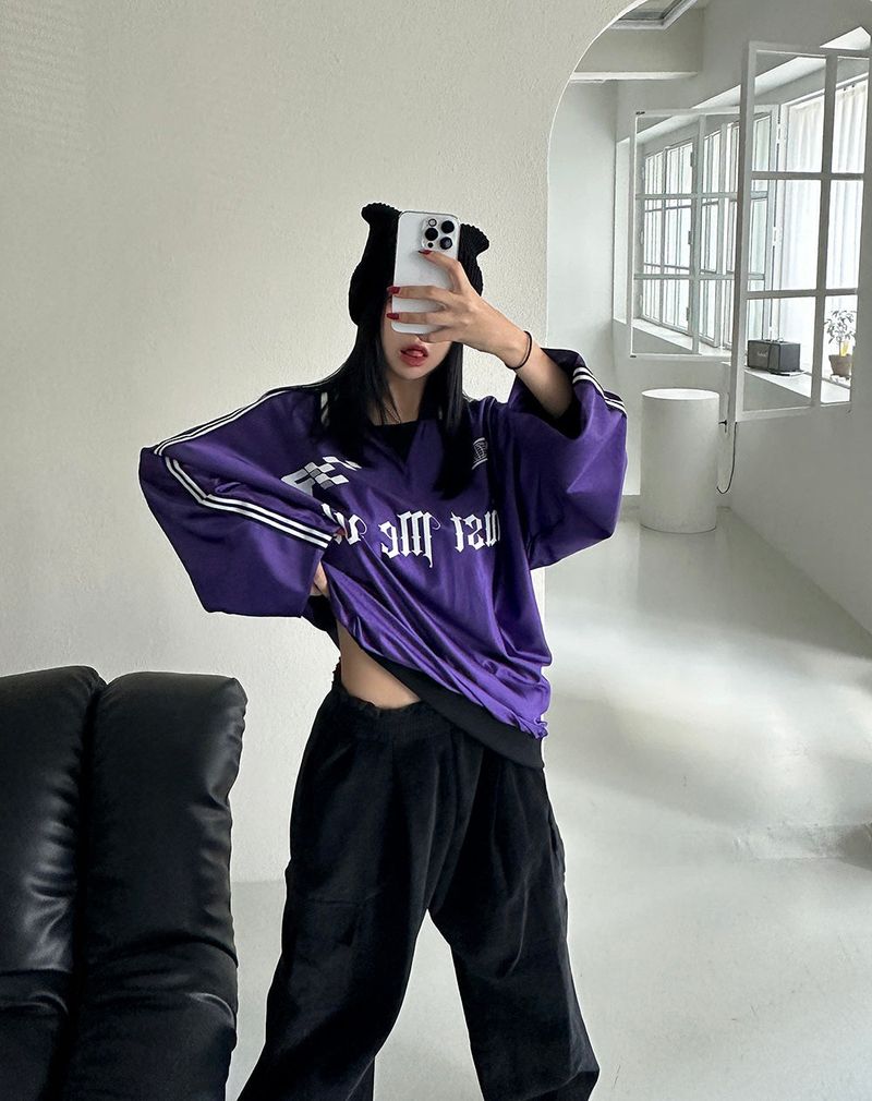 Delight-J（ディライトジェイ）の「[UNISEX] Track collar biker sweatshirt（Tops）」