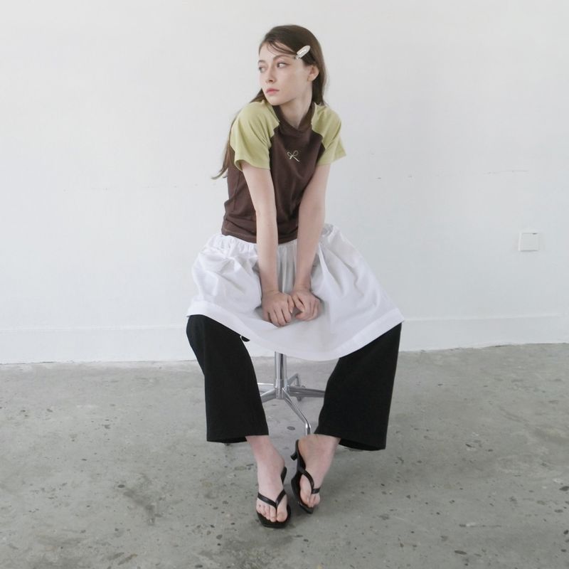 Brown/Olive Raglan T-Shirt