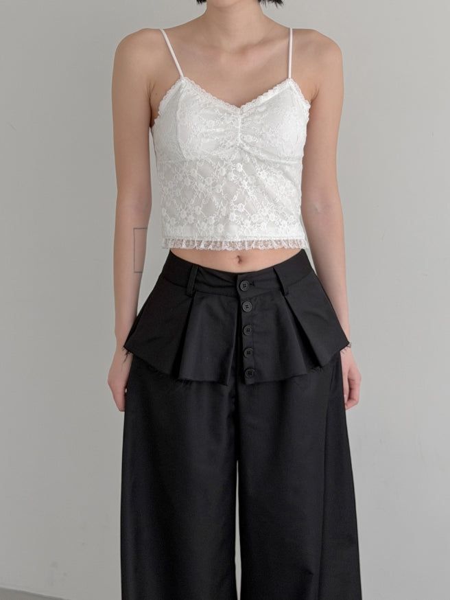 mnem（ムネム）の「Mua Pad Lace Sleeveless（トップス）」