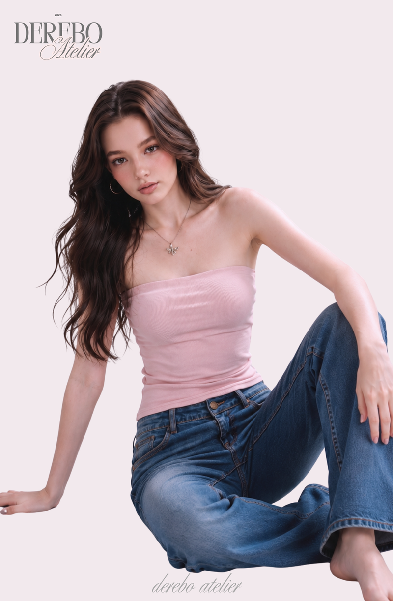 Pastel Pad Slim Tube Top