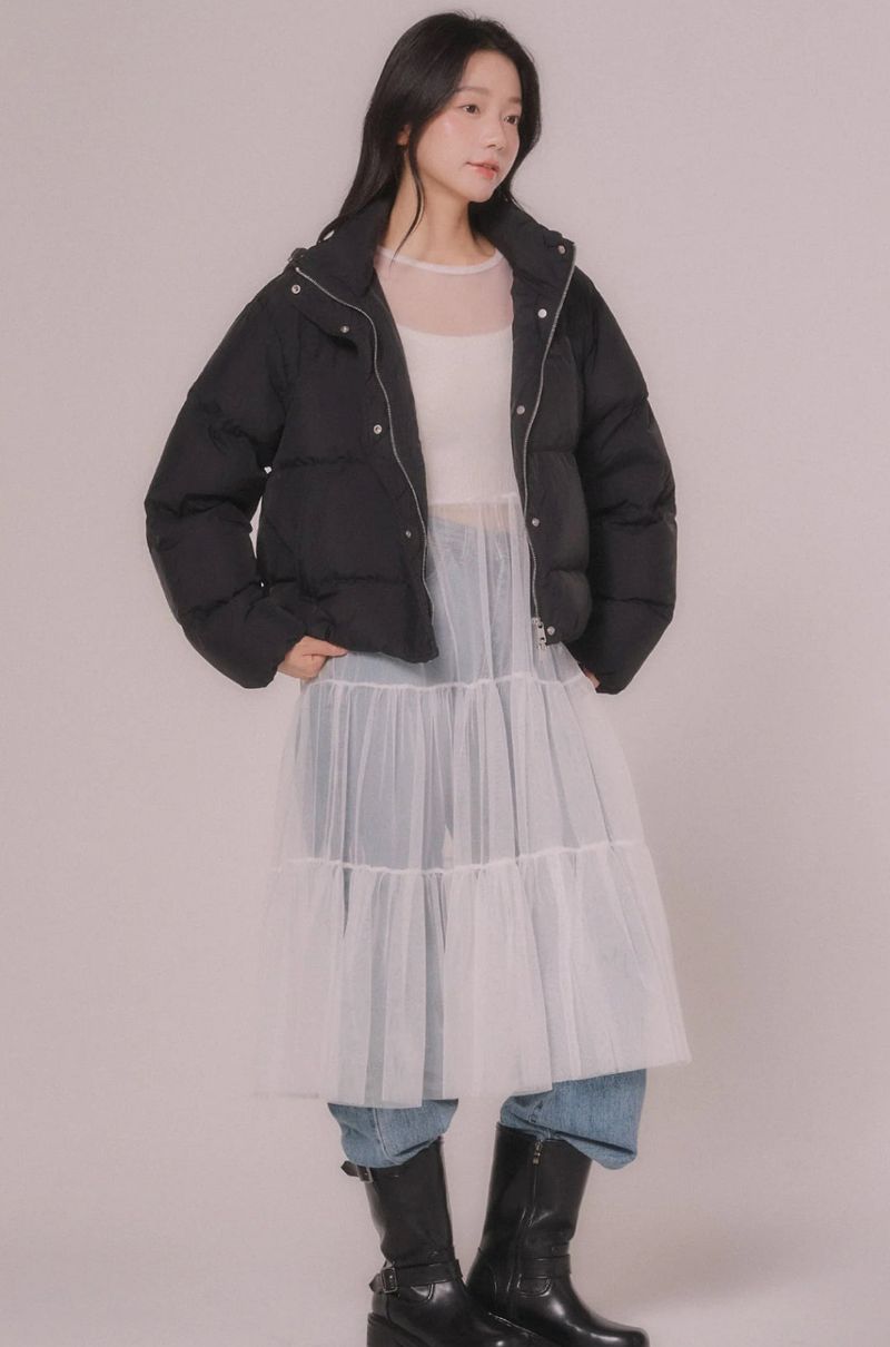 LIGHT DOWN PADDING JUMPER (Black)