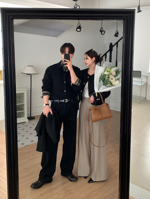 Lesen Tension Wide Slacks / 4 colors