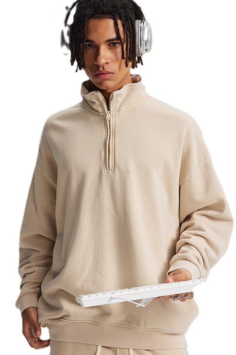 CZ Basicsの「Washed Half Zip Sweater(Tops)」
