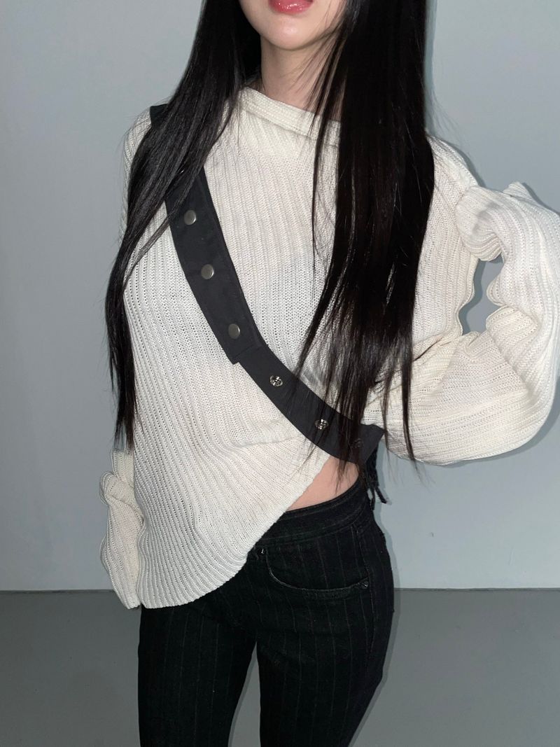 THEAIRTOWN（ザエアータウン）の「multi off shoulder kint(3 color)（Tops）」