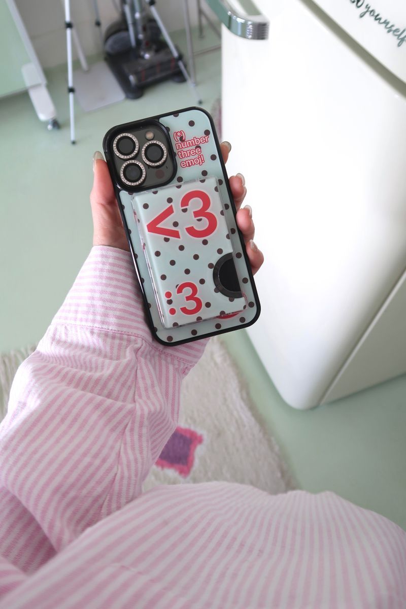 [MADE] Number 3 emoji case (Mint choco) (magsafe) 