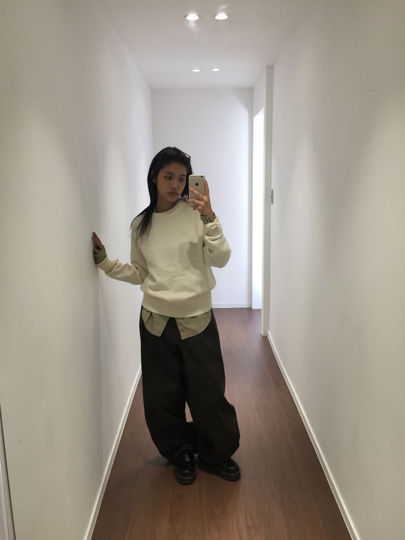 Lo-fi two-tuck slacks (3color)