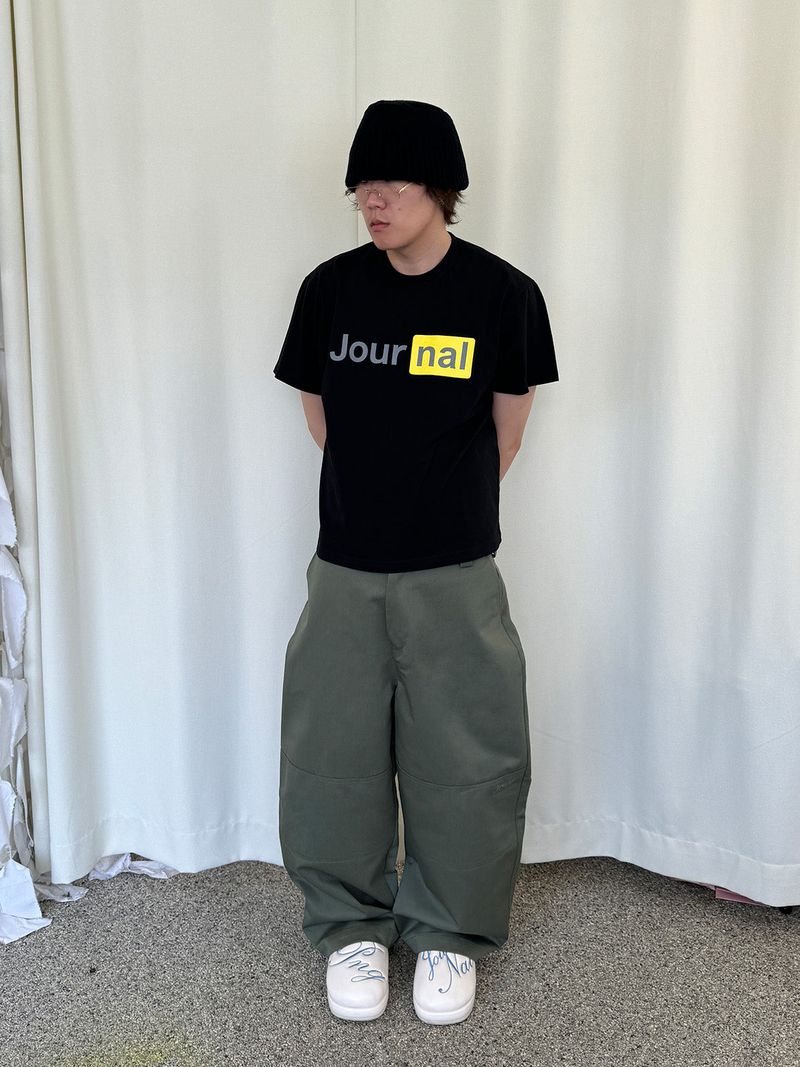 JOURNAL DOUBLE KNEE PANTS - OLIVE