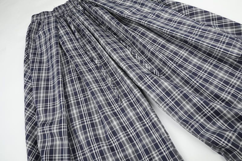 Marnie Layered Check Wide Pants