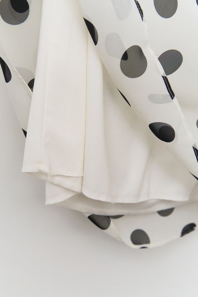 (W) Cora Dot Chiffon Skirt