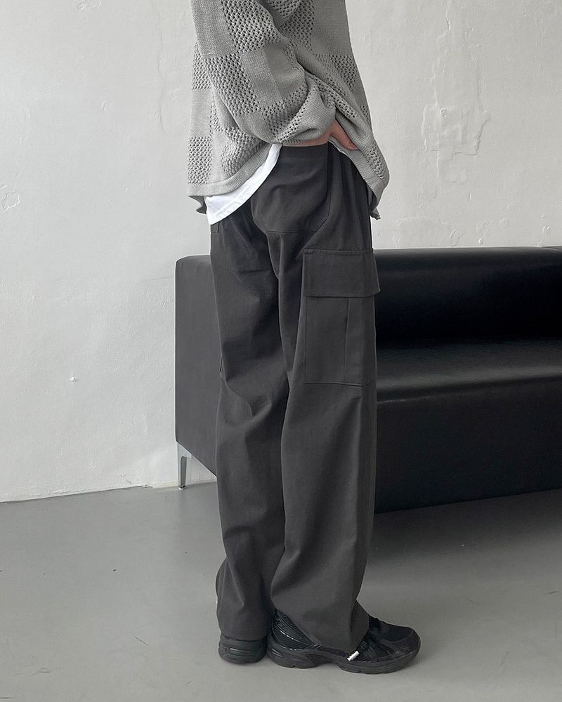 Noir Wide String Pants (3 colors)