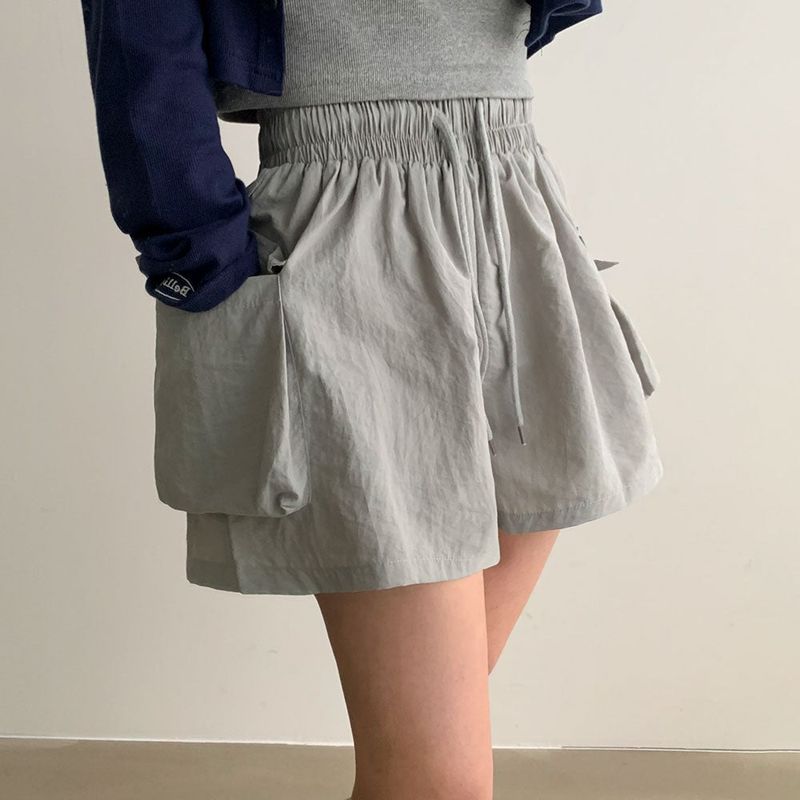 [BELLIDE MADE/2 size] biscuit cargo shorts