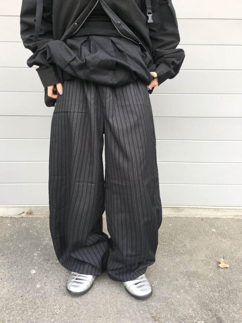Paul Stripe Banding Slacks (2c)