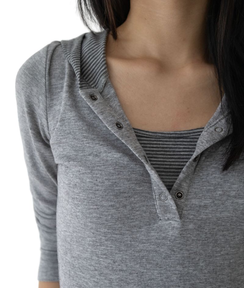 Monde Deep Henley Hoodie