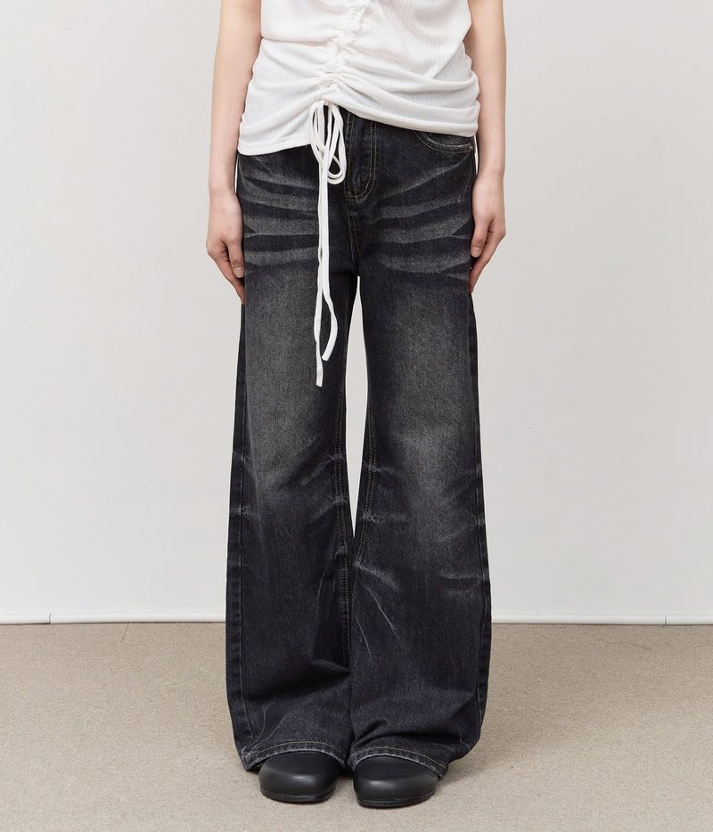 HIFIFNK(ハイファイファンク)の「(W) Thunder Washed Bootscut Denim(Pants)」