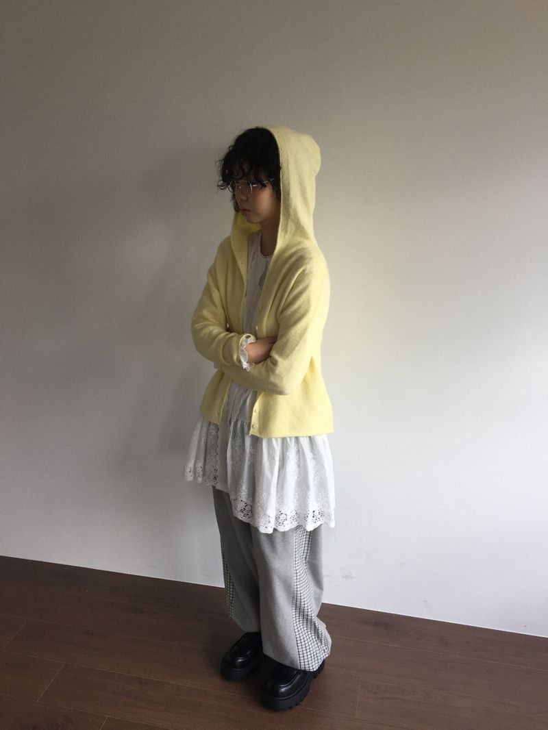 Lavande button-up dress(1color)