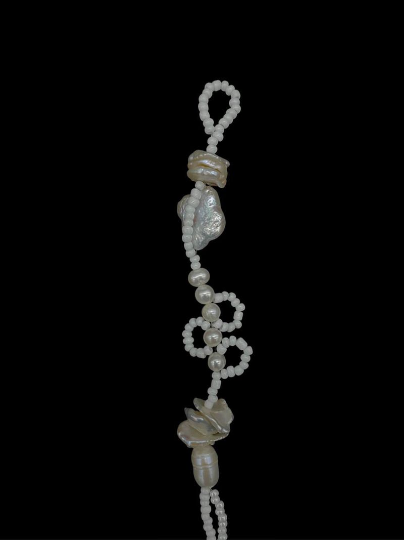 Blooming pearl bracelet