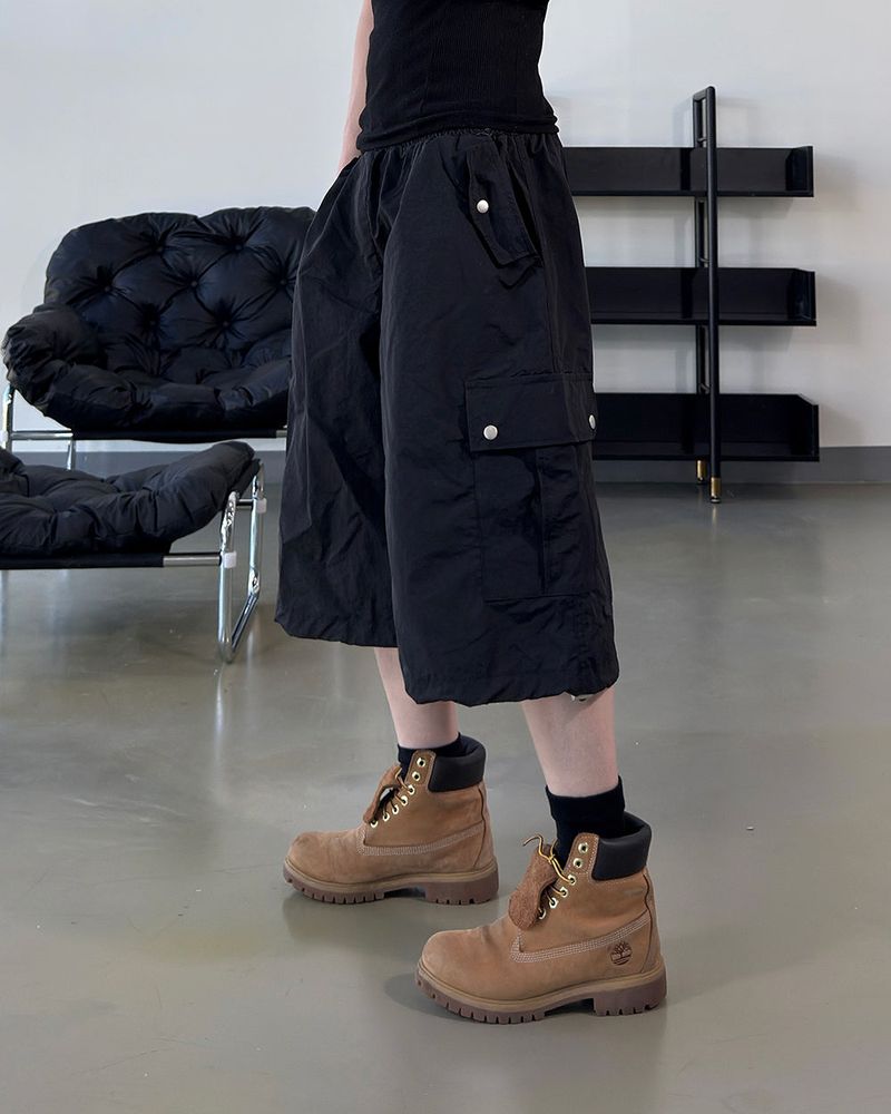 Kelt Nylon Cargo Bermuda Pants