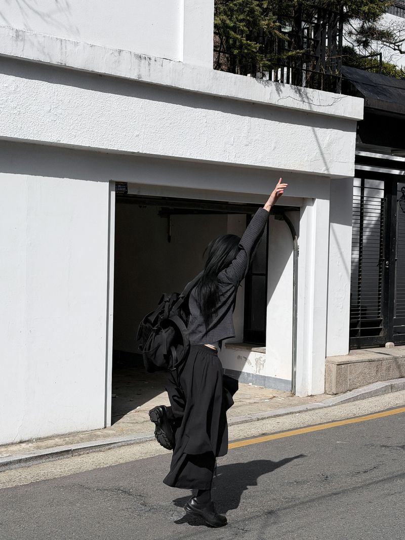  MESH LAYERED LONG SKIRT