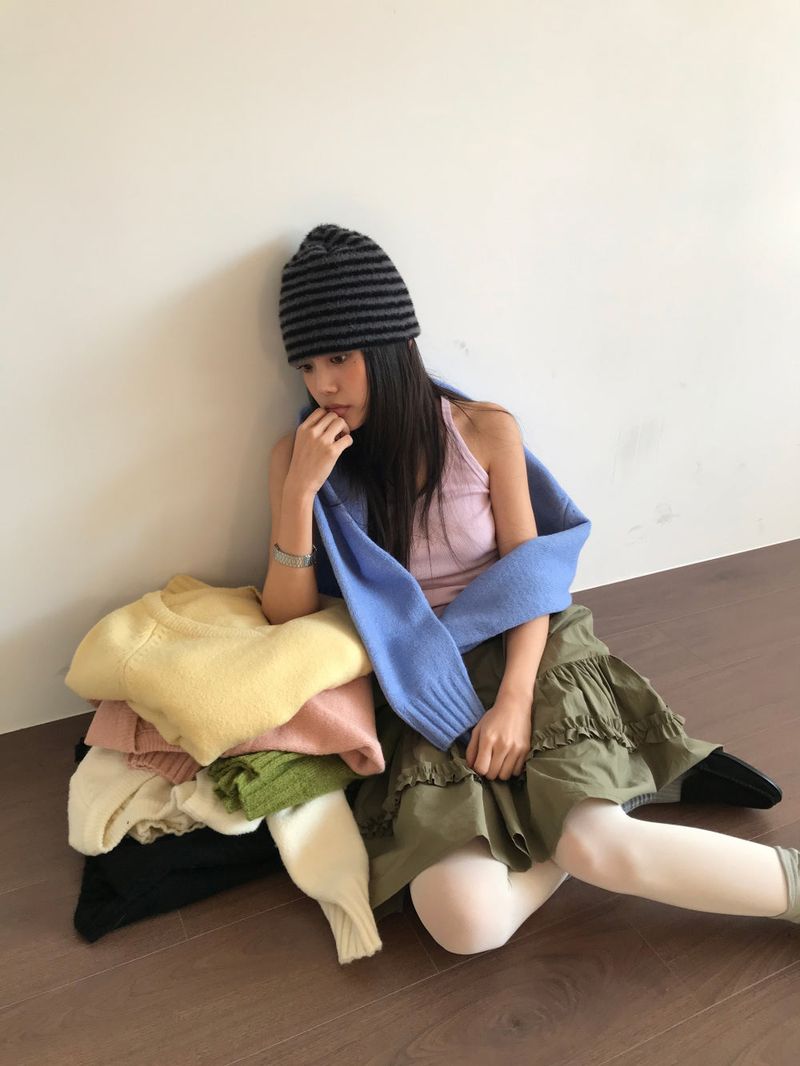 PREP V-Neck Knit (8color)