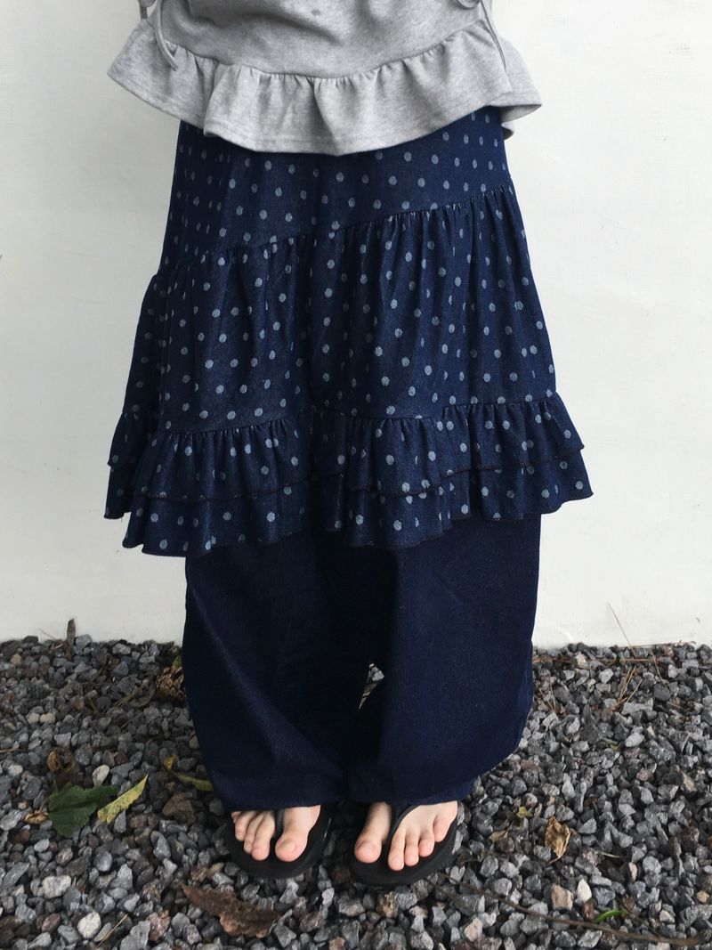 Deep green banding balloon pants (2c)
