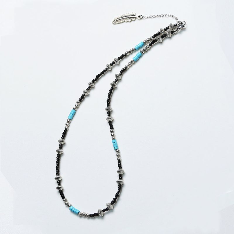 turquoise & hogan beads necklace