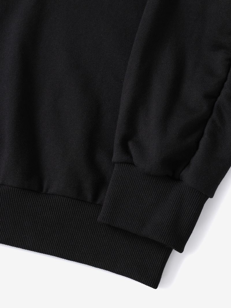 Drape symbol sweatshirts (Black)
