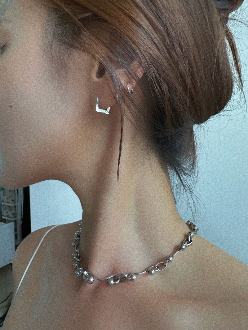 ball wave chain necklace