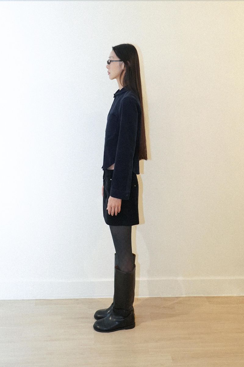 CORDUROY LINE SHIRT