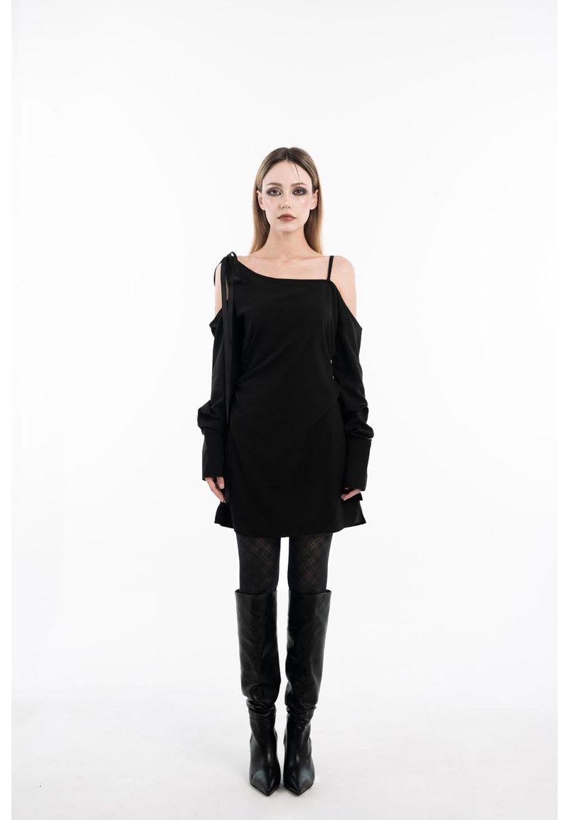 Y2Kチェックパターンシースルーバックストッキング (Black)
