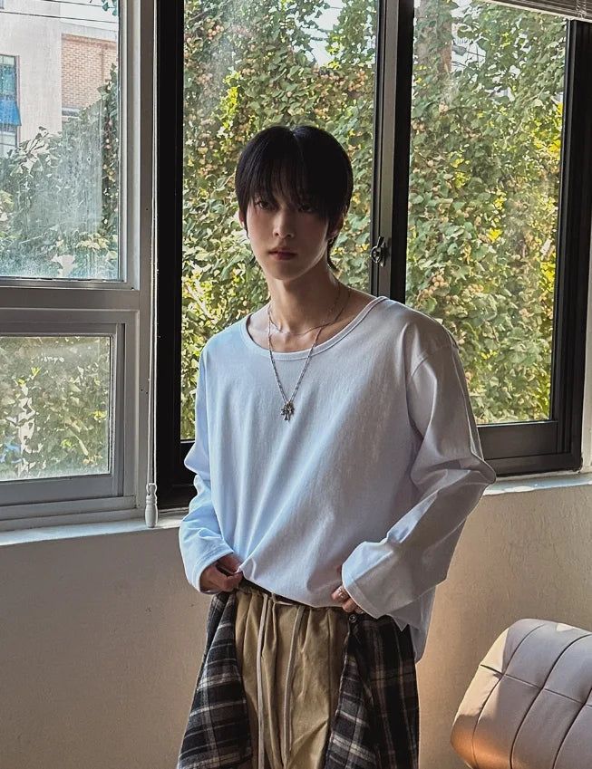 Nuke Basic U-Neck Long Sleeve T-Shirt