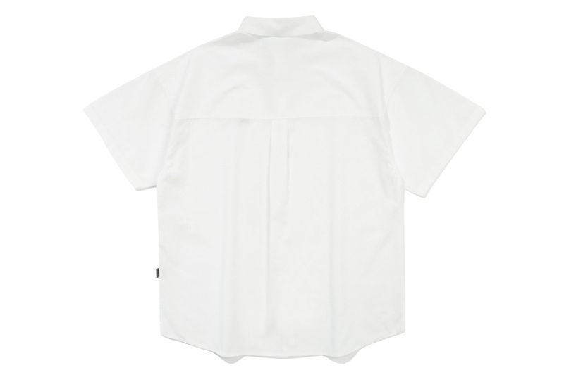 RECENT LOGO HALF SHIRT_WHITE