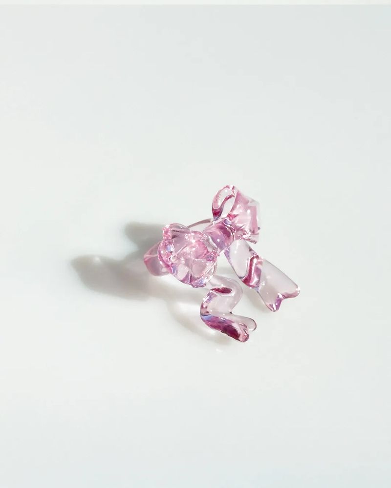 Jelly Ribbon Ring - Blue
