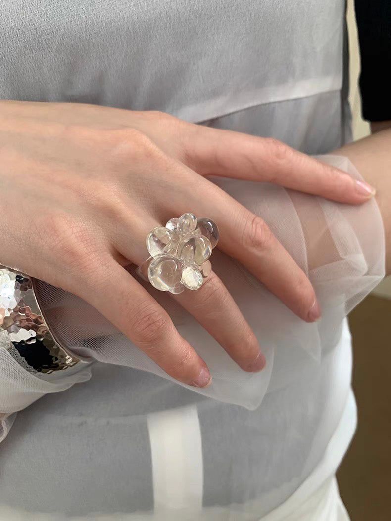 Water cloud bold ring