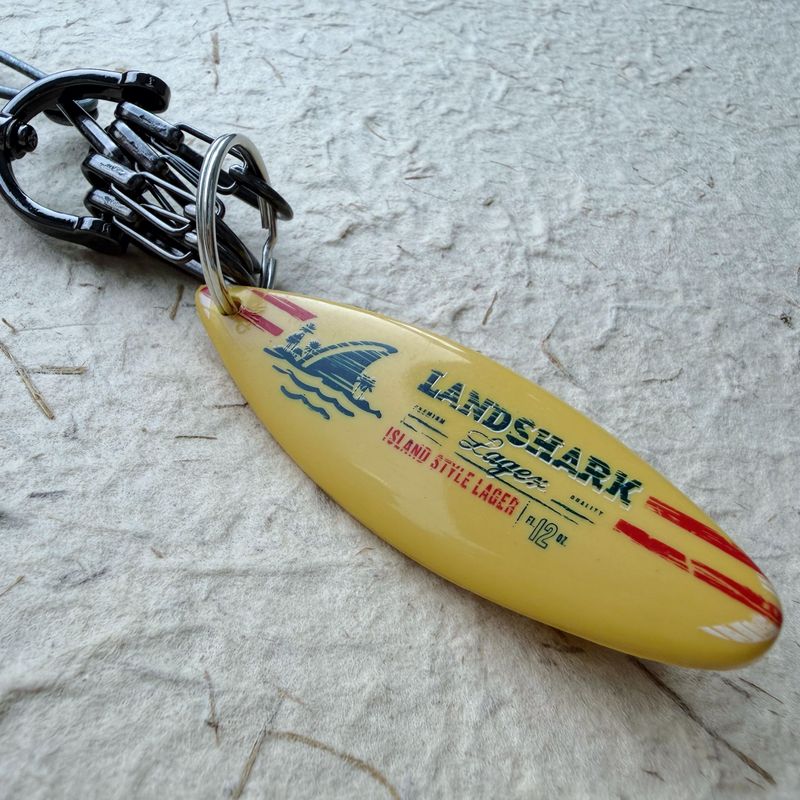Surf Pin Keychain