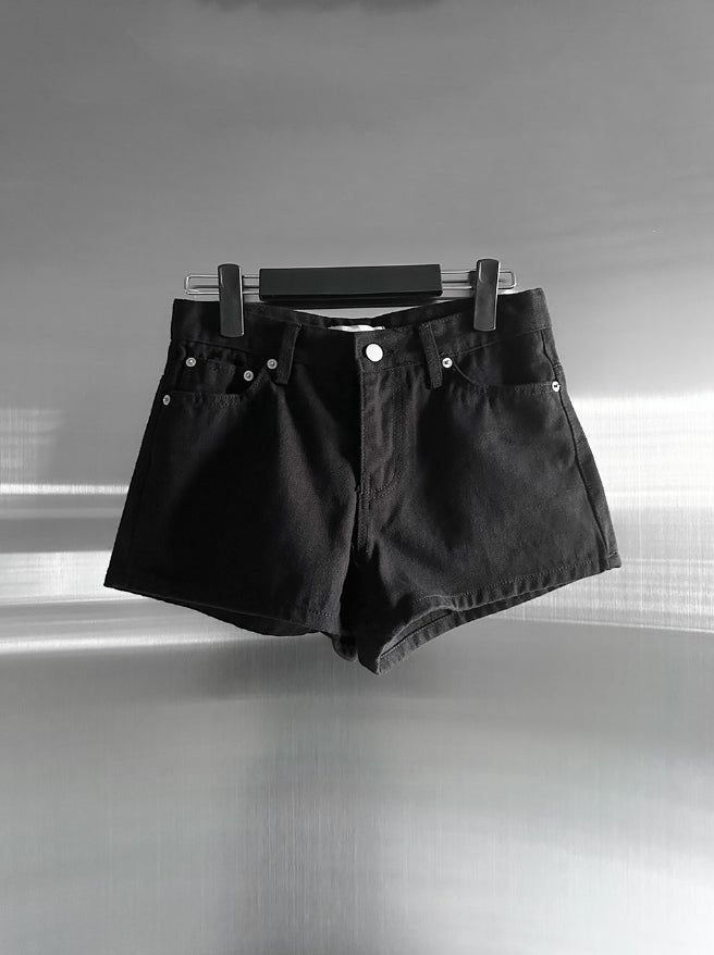 Teeth Adjust Cotton Shorts