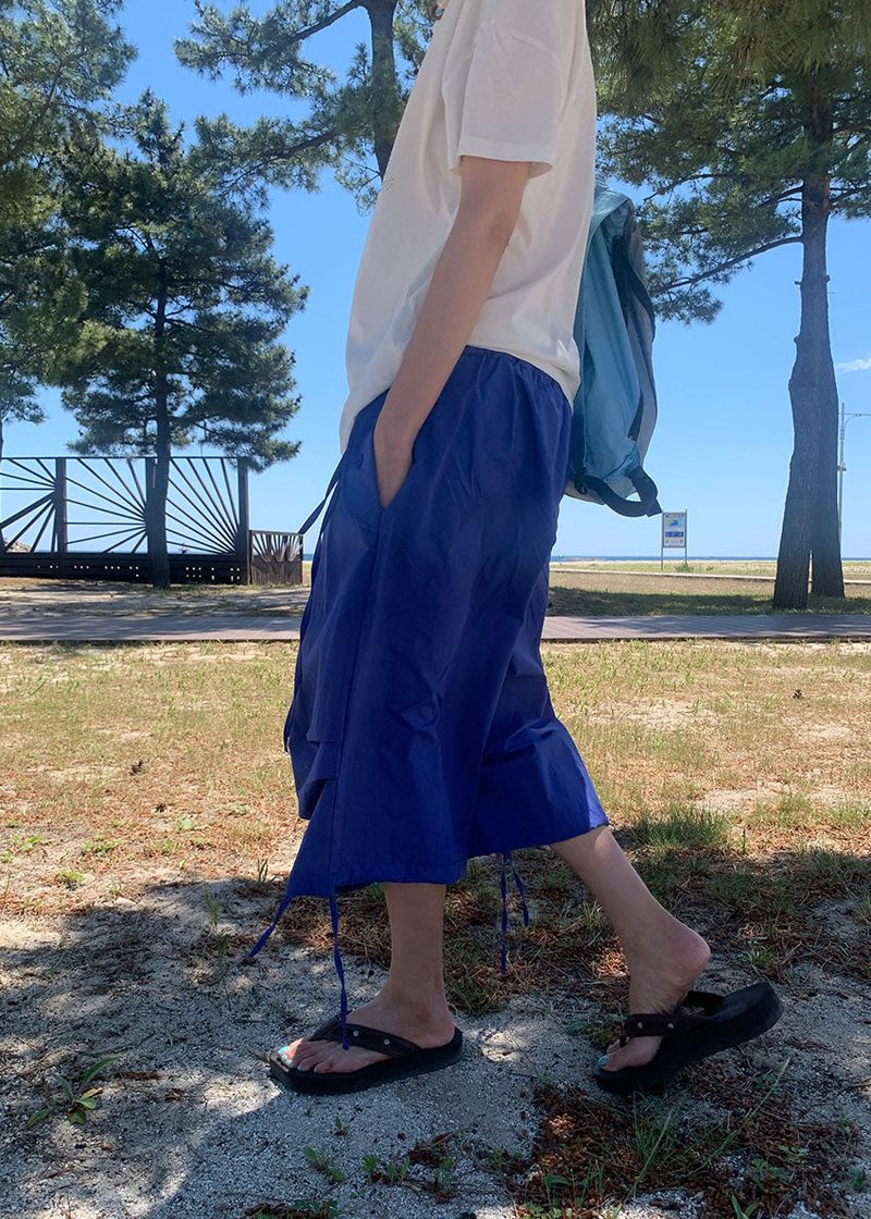 CARGO STRING BERMUDA PANTS (6color)