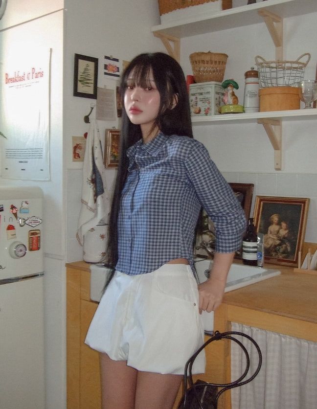 Hazel pumpkin balloon mini skirt