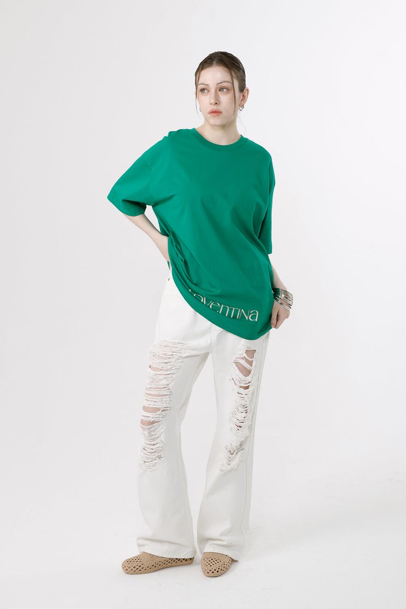 DAMAGED JEANS_WHITE