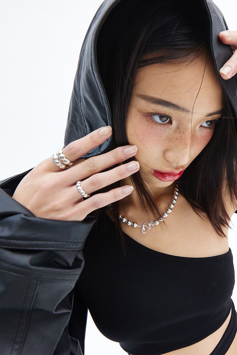 CURVY BALL RING (S)